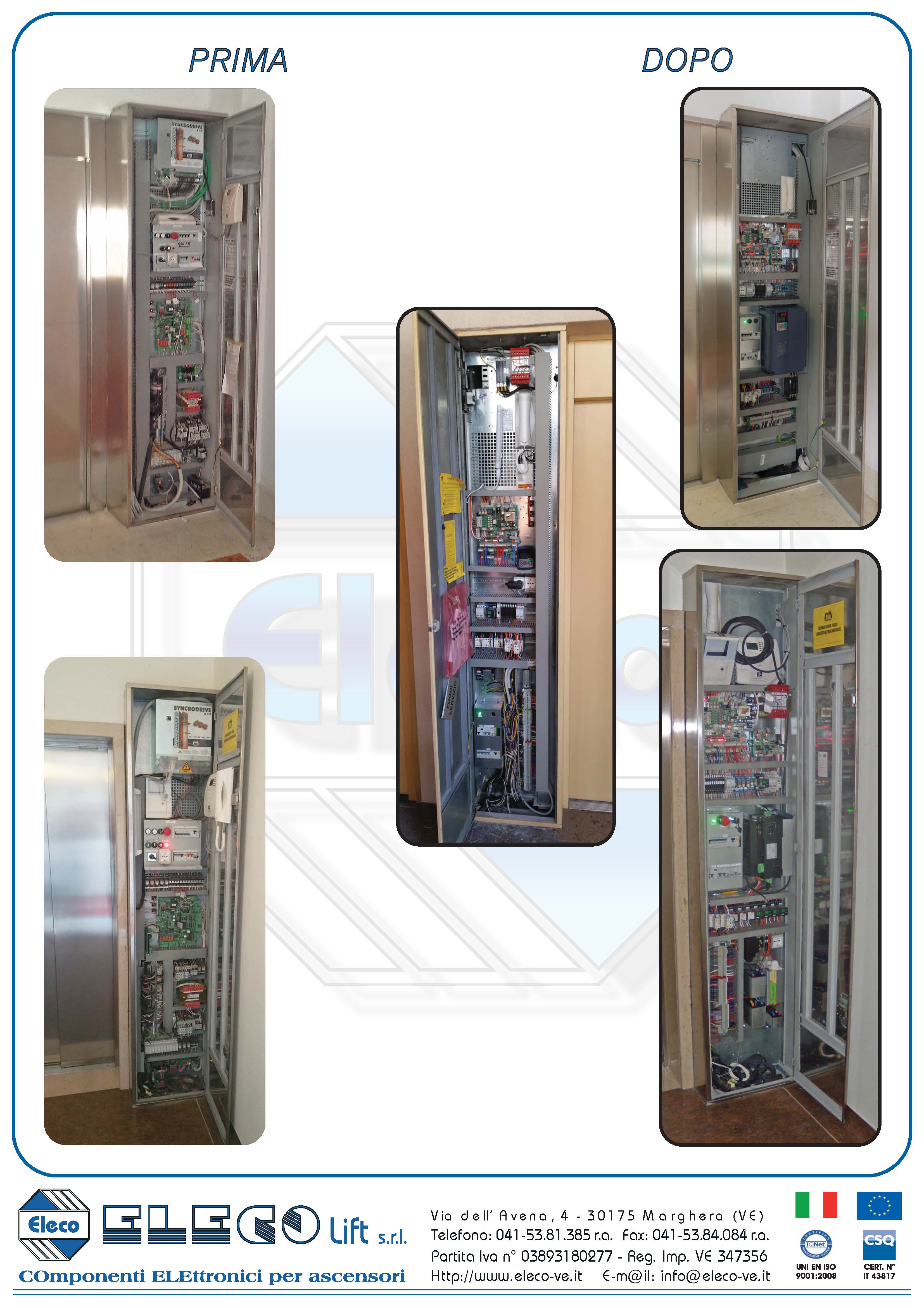 Quadro serie E510 per sostituzione su Monitor Monolito con motore sincrono - Brochure Monolito Pg. 3